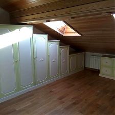 Распашные шкафы в детскую из МДФ с фрезеровкой